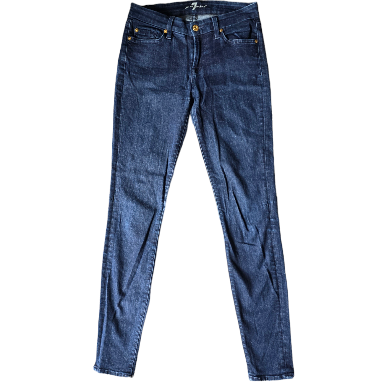 7 for all mankind the Skinny blue casual jeans. size 26