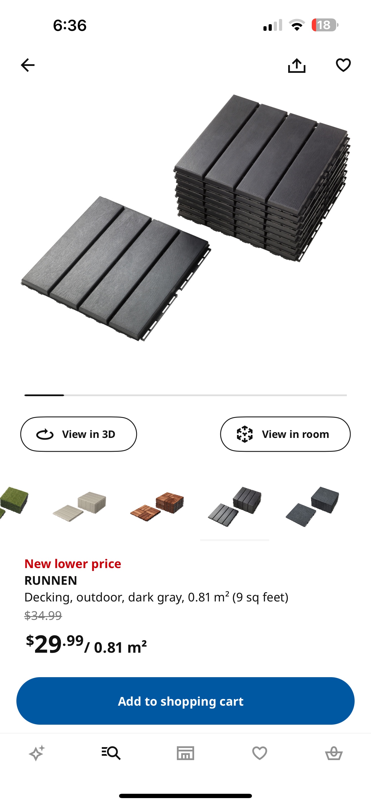 IKEA Balcony Tile