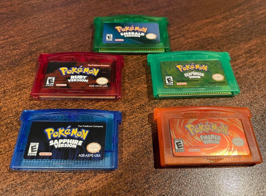 Pokémon GameBoy Games Reproductions