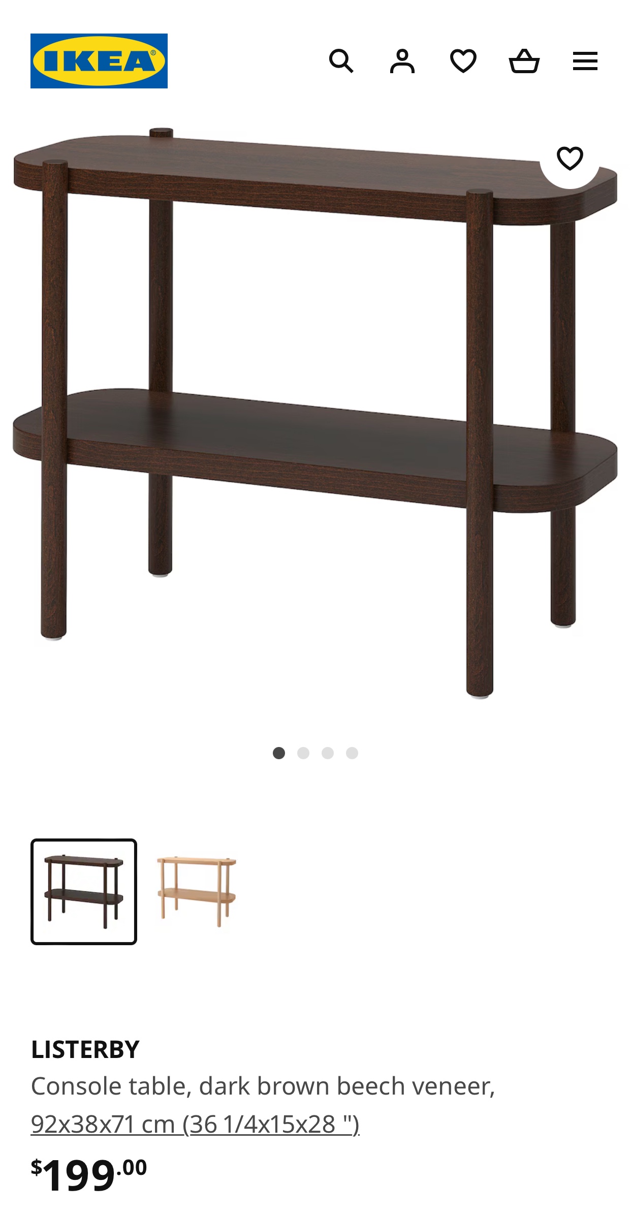 Ikea Console Table - photo 2