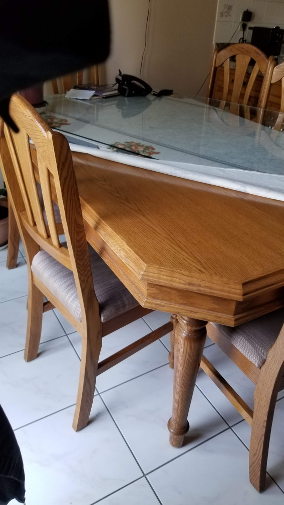 SOLID OAK HARVEST TABLE - photo 4