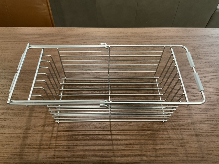 Stainless steel dish rack/sliding type