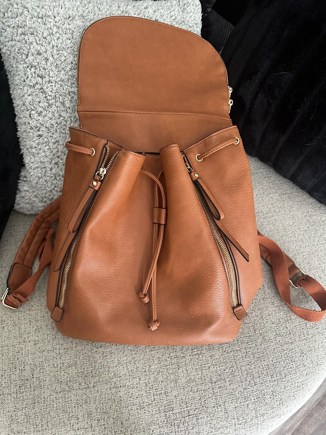 Poppies and peonies backpack - photo 2