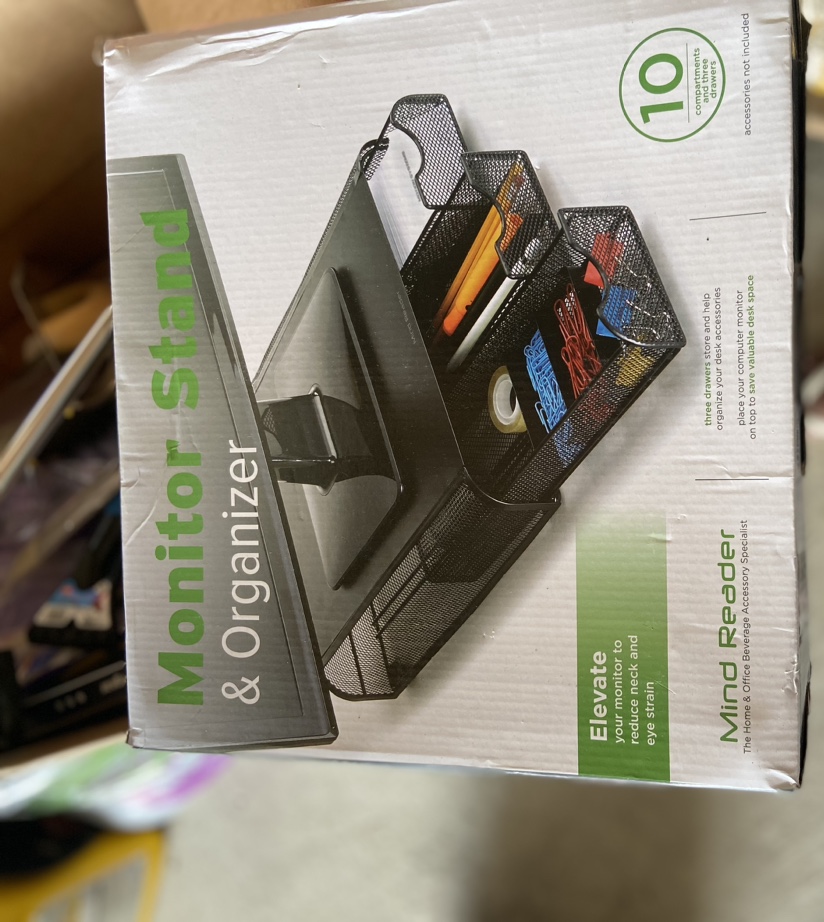 Computer Monitor Stand & Organizer - photo 2