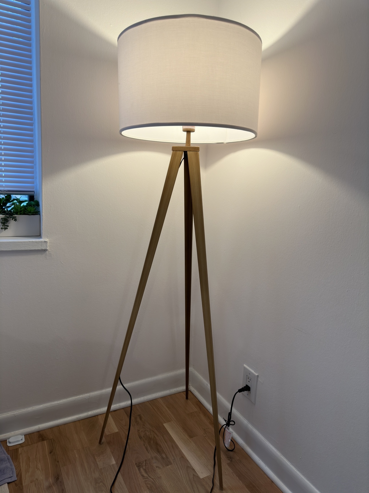 Cardone 61.8” tripod floor lamp