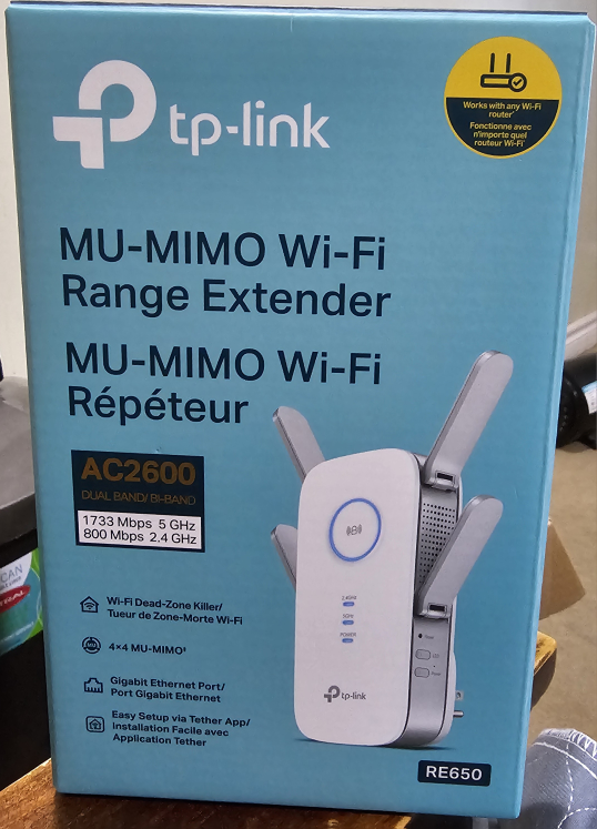 BNIB TP-LINK AC2600 Range Extender thumbnail