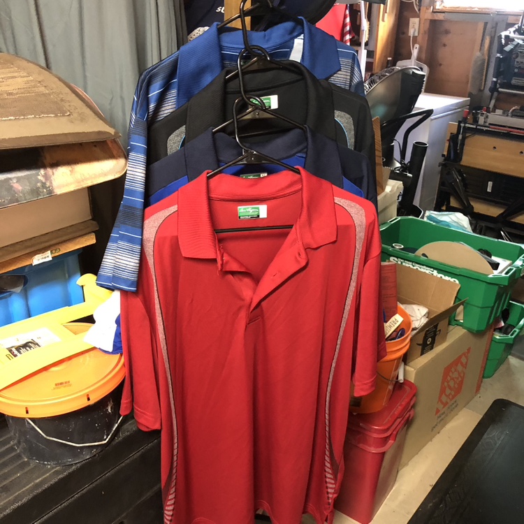 Men’s golf shirts - price shown is for each shirt thumbnail