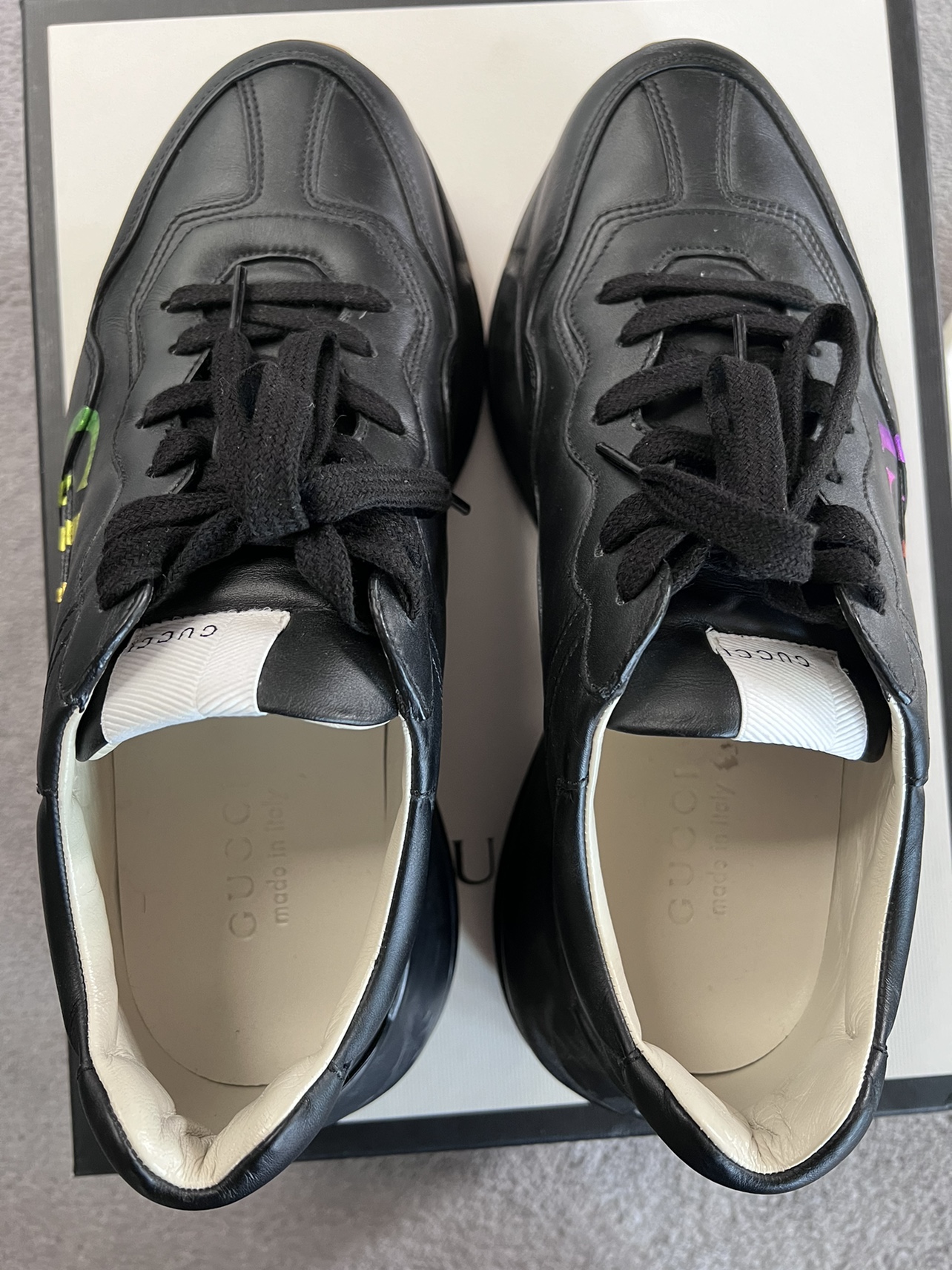 Gucci Rhyton Logo sneaker in Black - photo 4