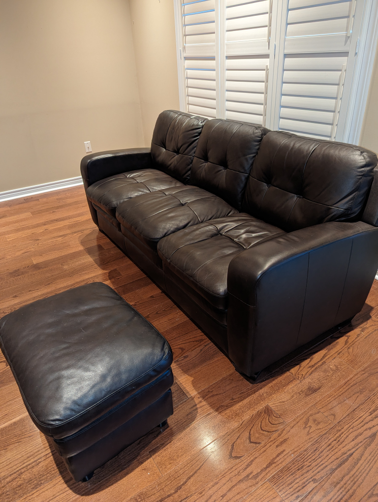 Leather Sofa set Love Seat + Chair (3+2+1)