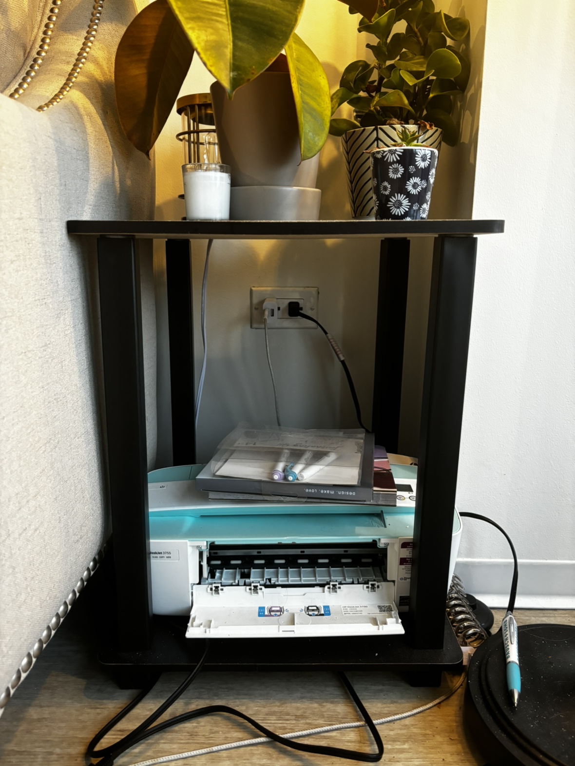 Black side tables