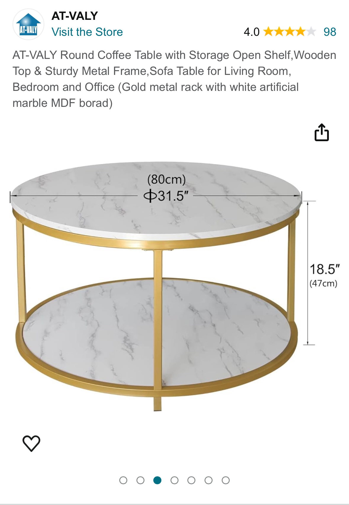 Coffee table - photo 3