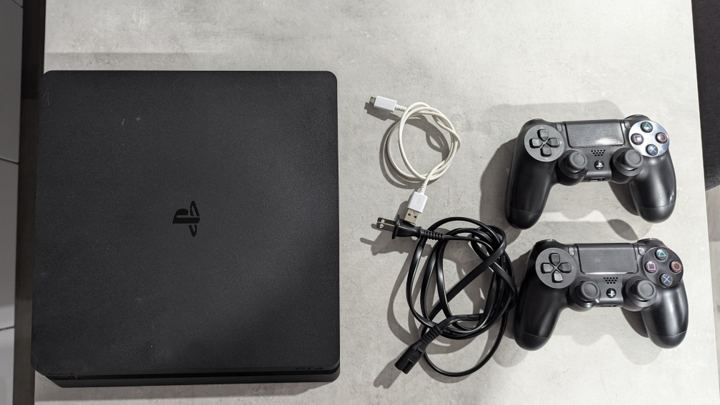 PS4 Slim with 2 controllers