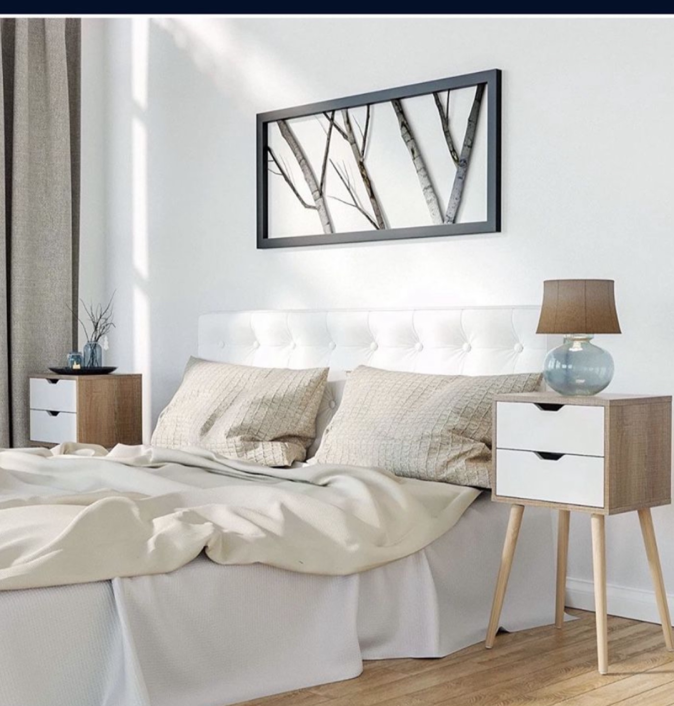 Set of 2 nightstands - photo 2