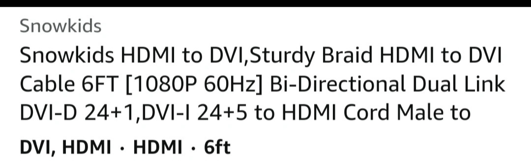 HDMI to DVI cable image indicator(3)