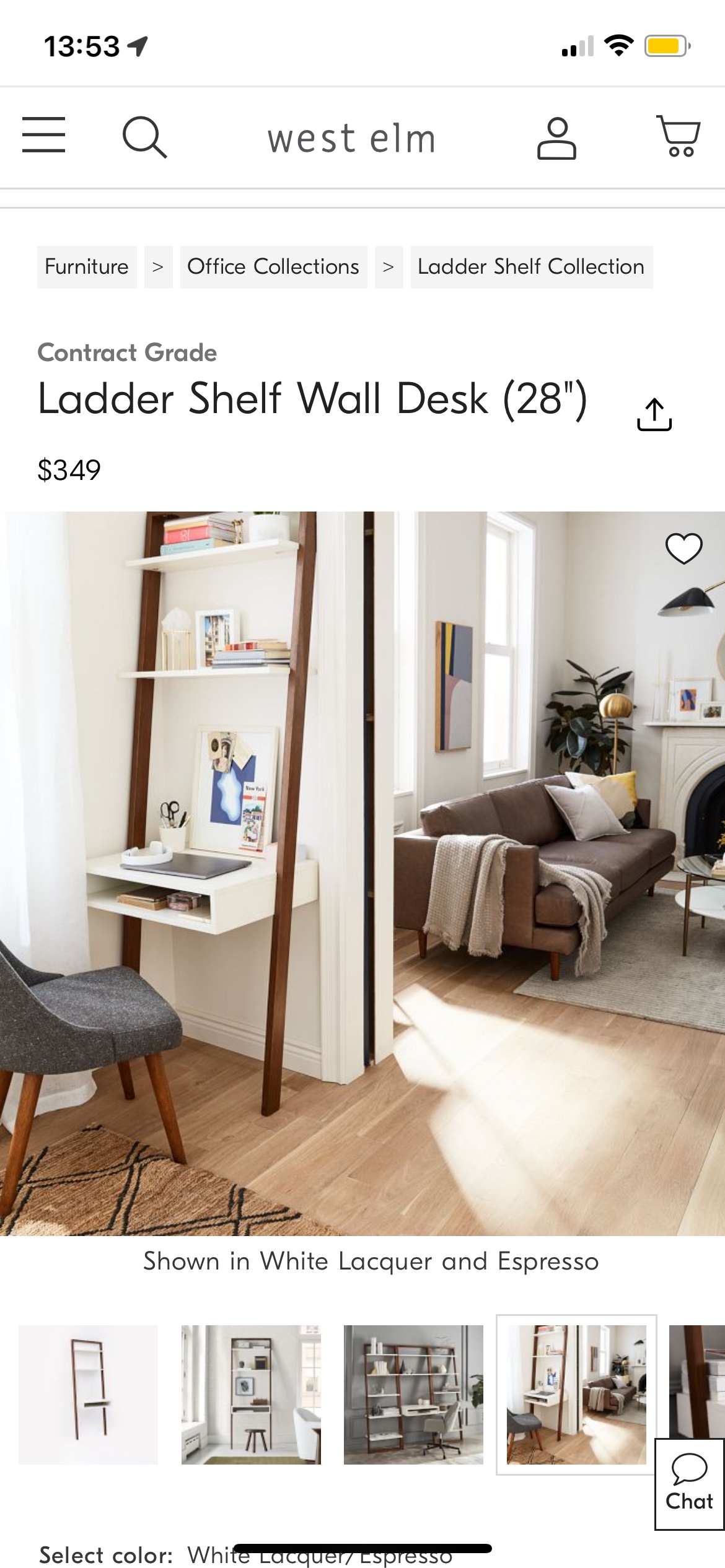 wall ladder desk - photo 2