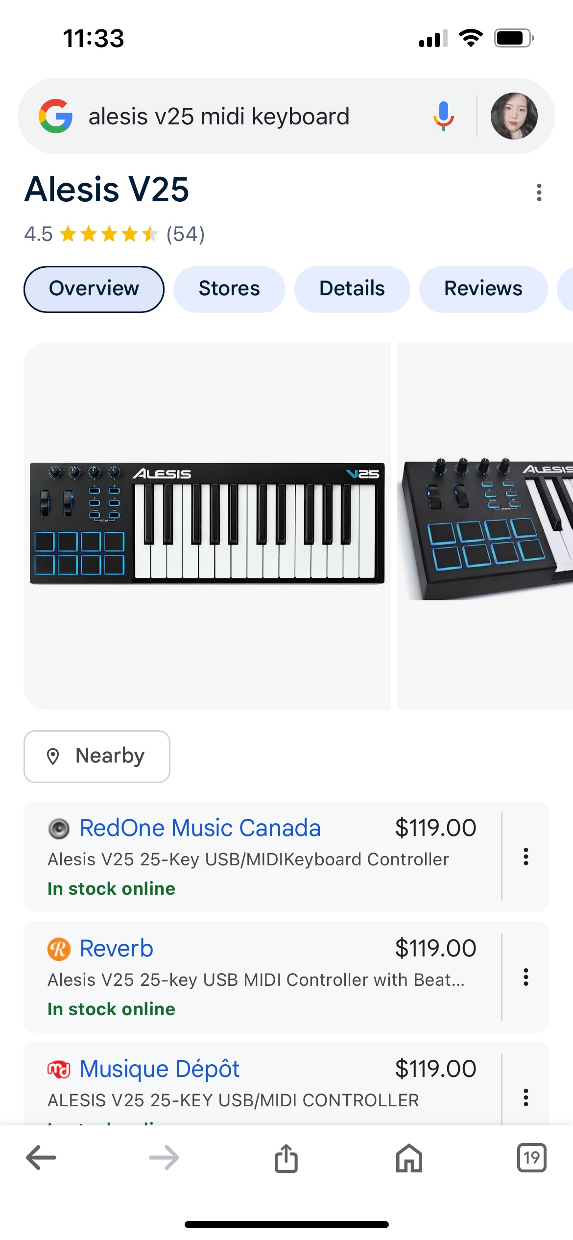 Alesis V25 25 Key MIDI Keyboard - photo 5