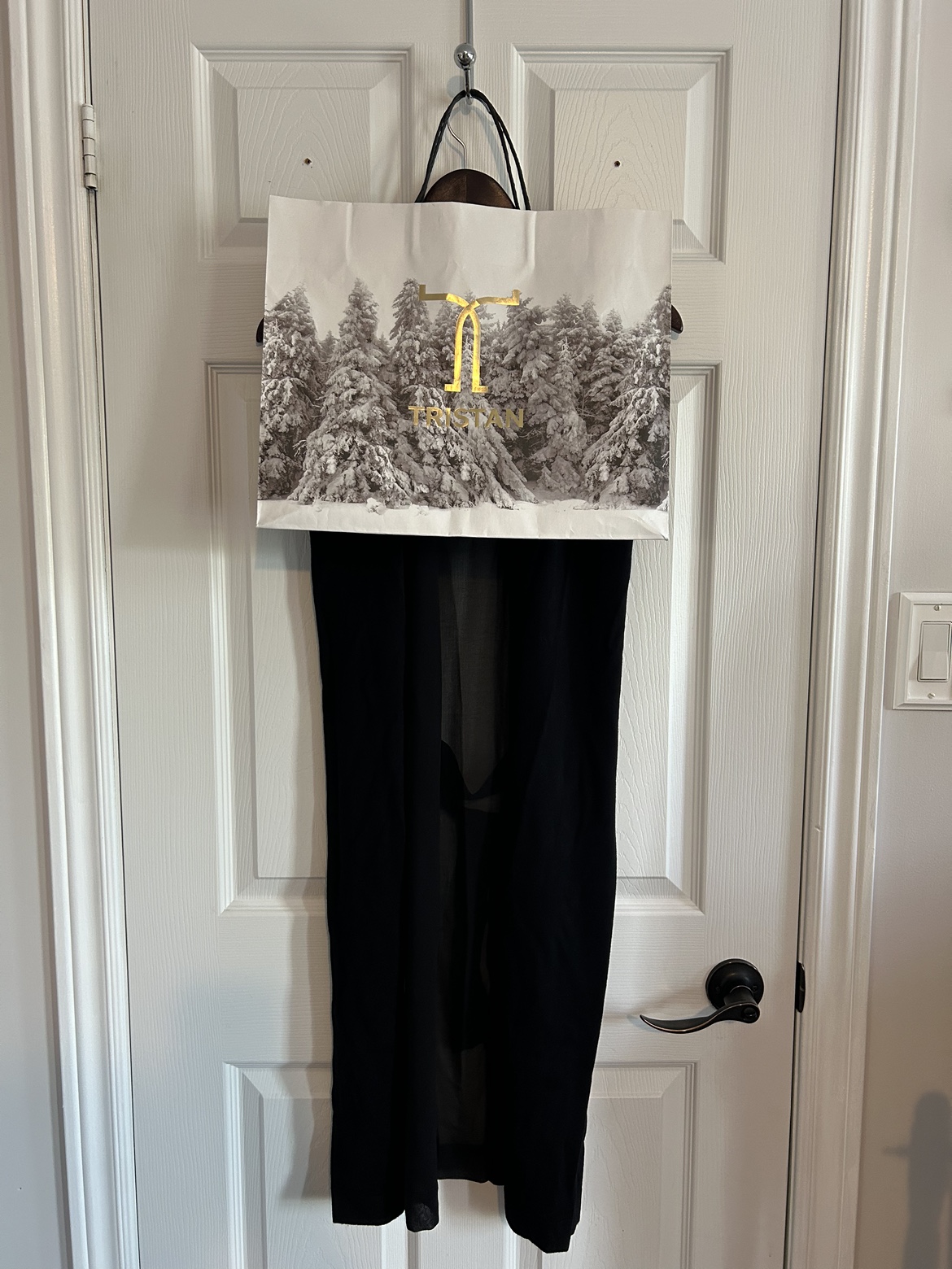 Brand New Chic Tristan Black Long Vest Cardigan (size S) image indicator(5)