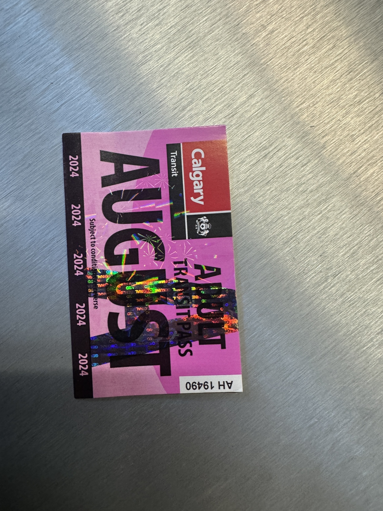 August pass