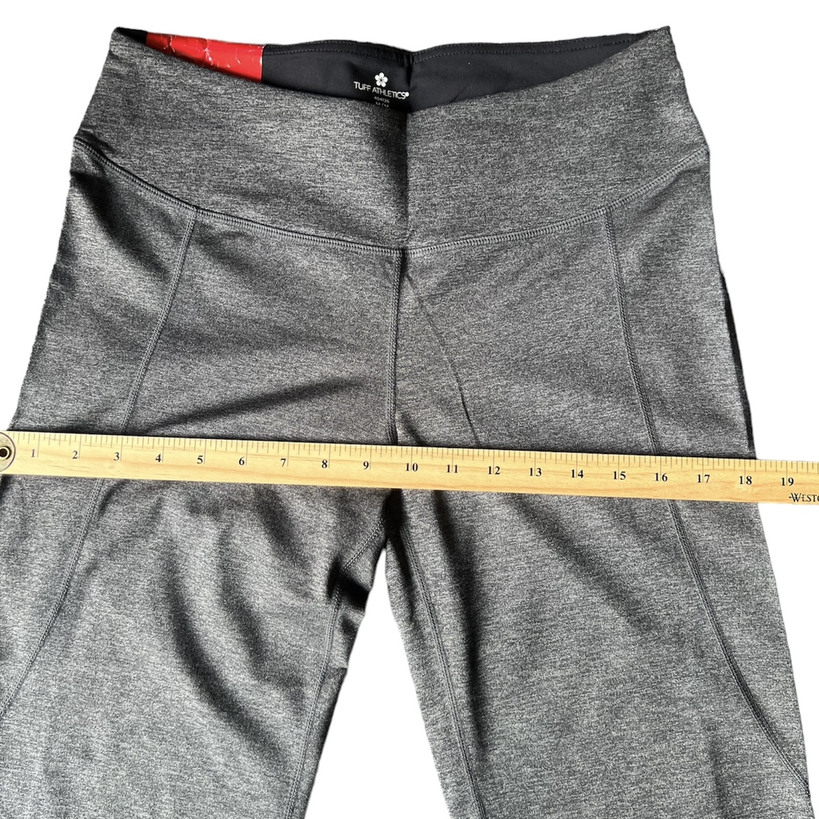Tuff Athletics yoga grey pants. Size medium - photo 5