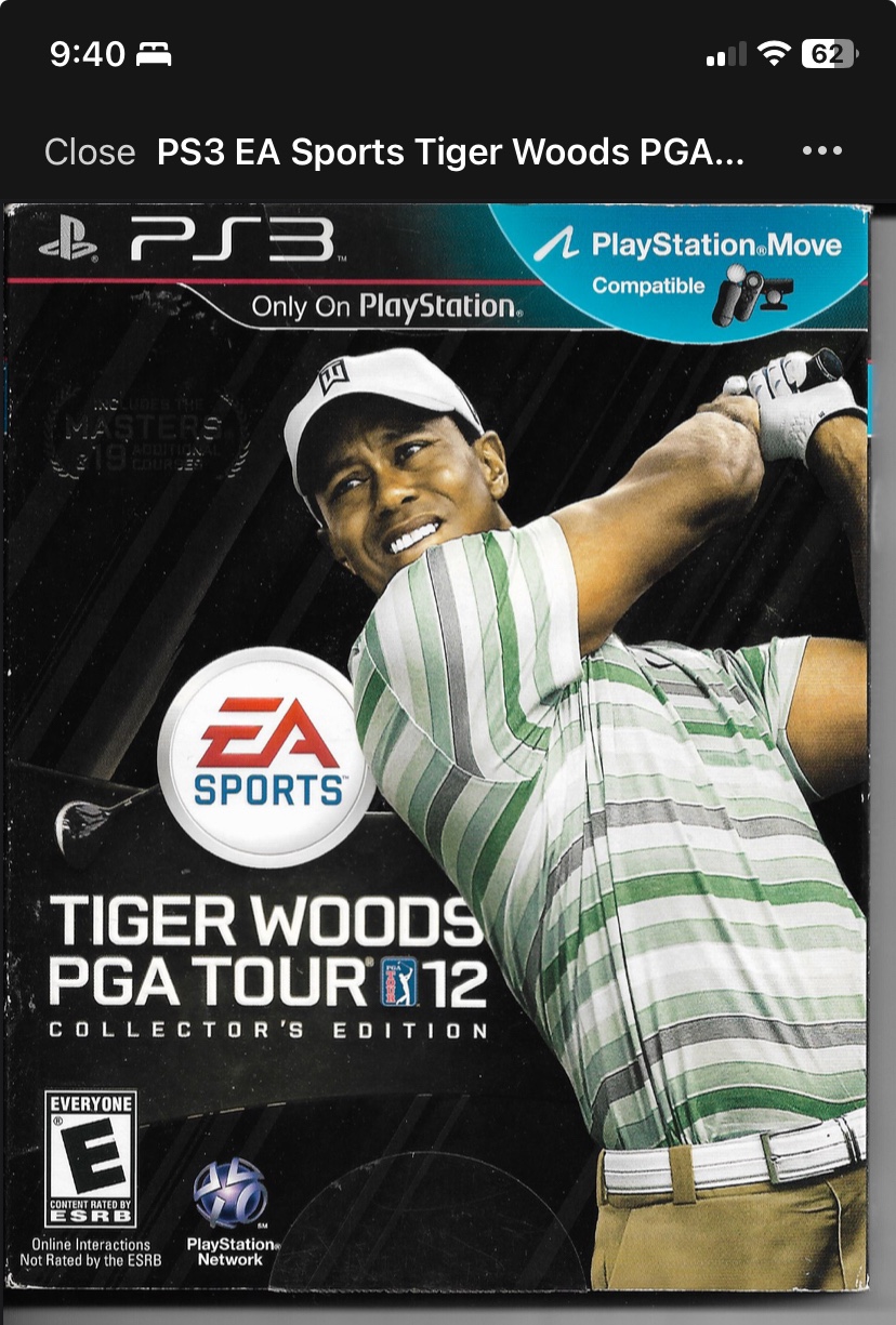 Tiger Woods PGA Tour 12: The Masters -- Collector  Sony PS3 image indicator(3)