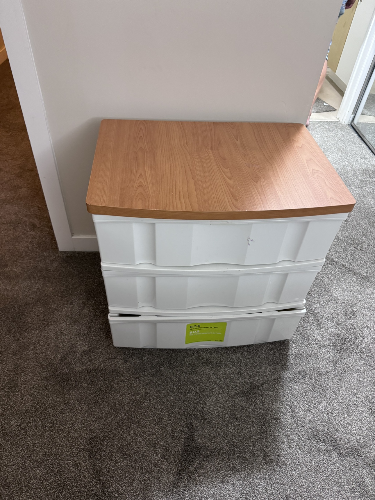 Storage drawer container