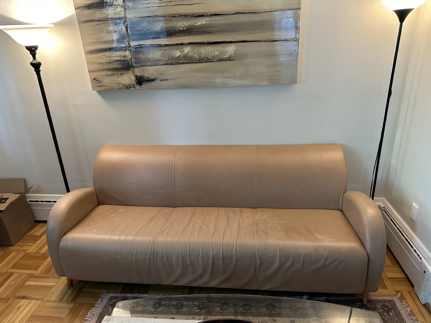 Leather couch pair - photo 3