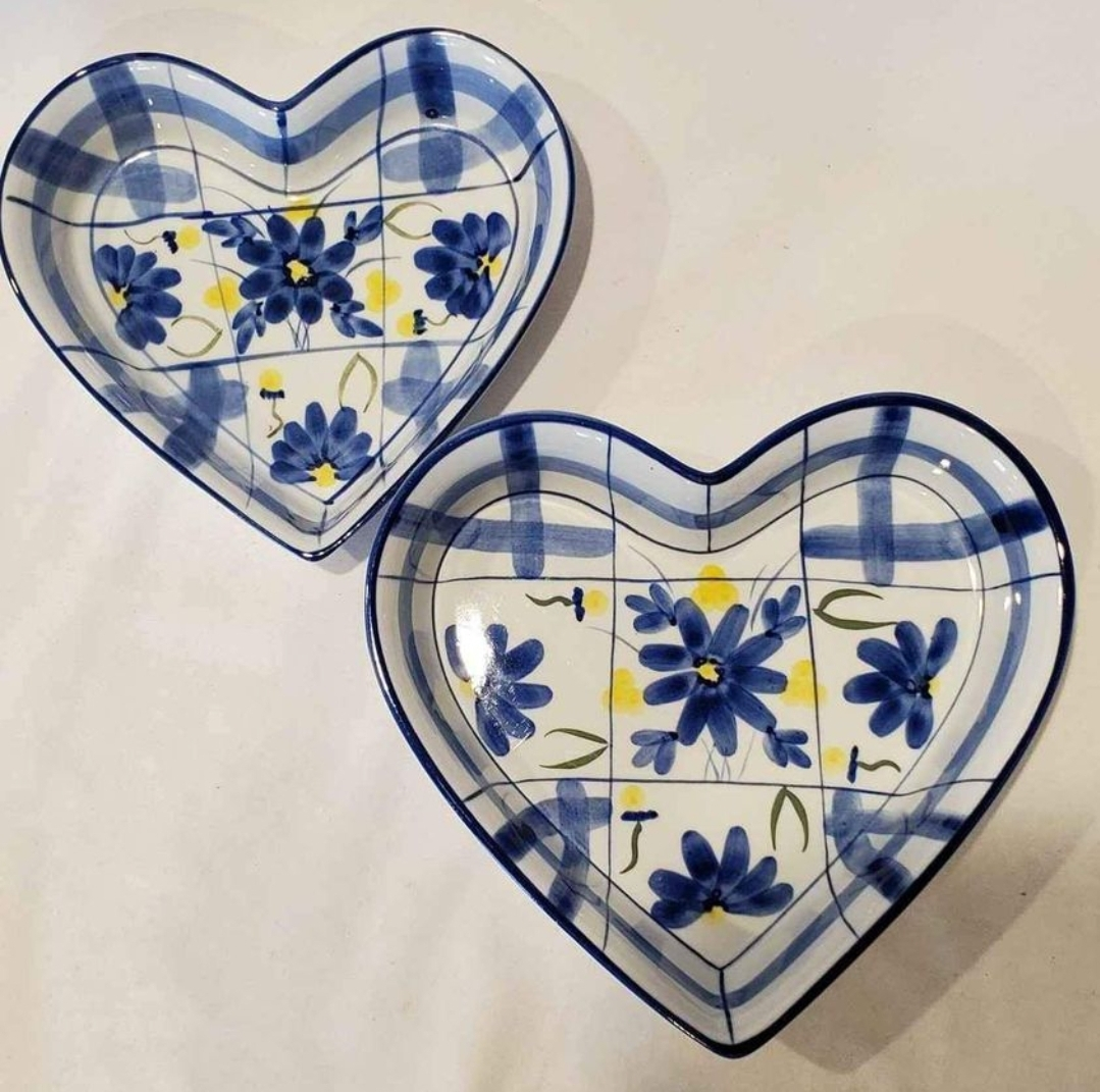 Heart Shaped Dishe, Set of 2  ''BONN-KOMERC Skopje