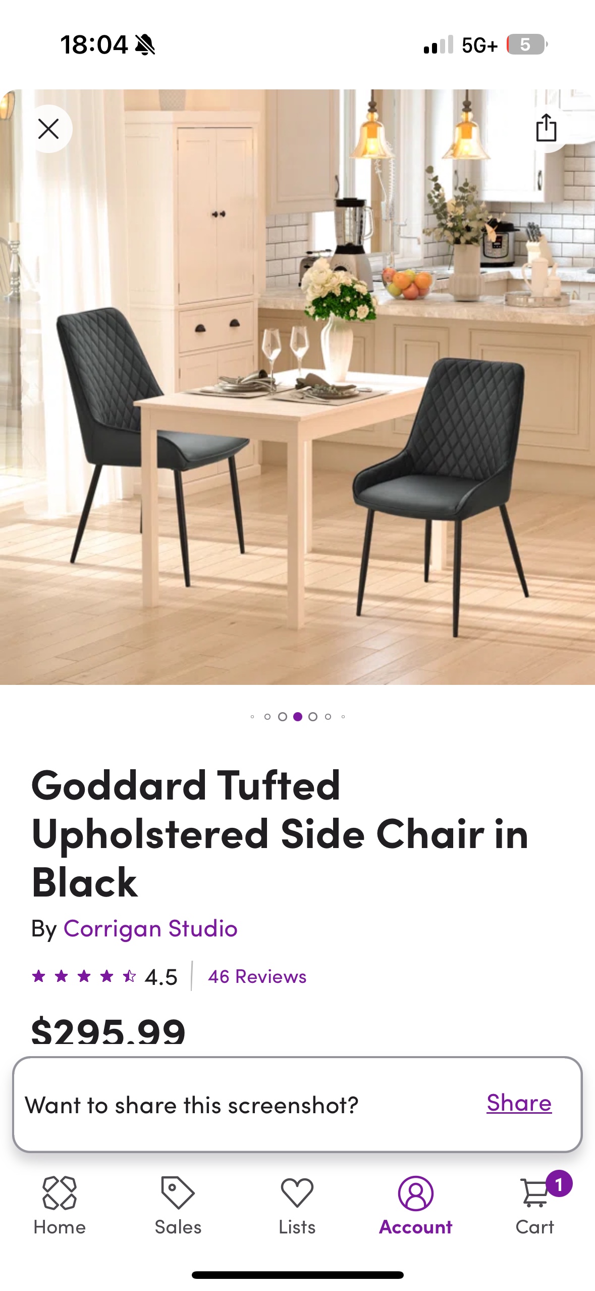 High-end upholster PU leather chairs - 2pack image indicator(5)