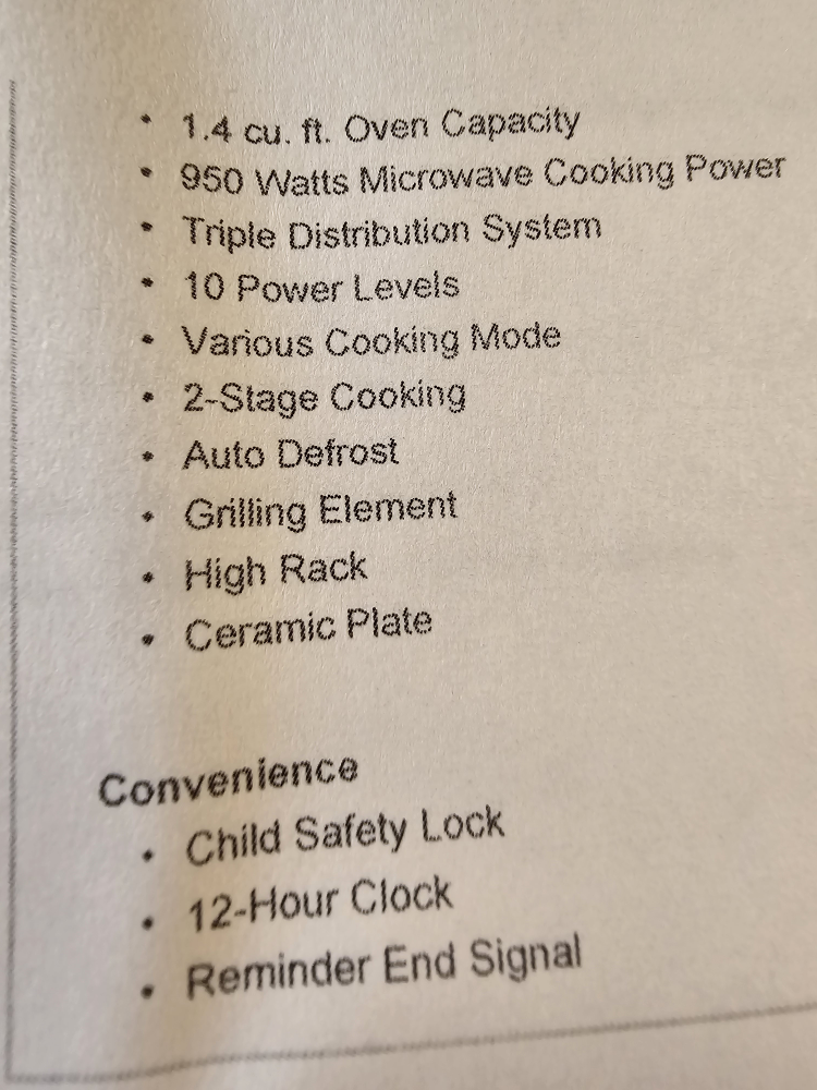 SAMSUNG MICROWAVE For Sale - photo 5