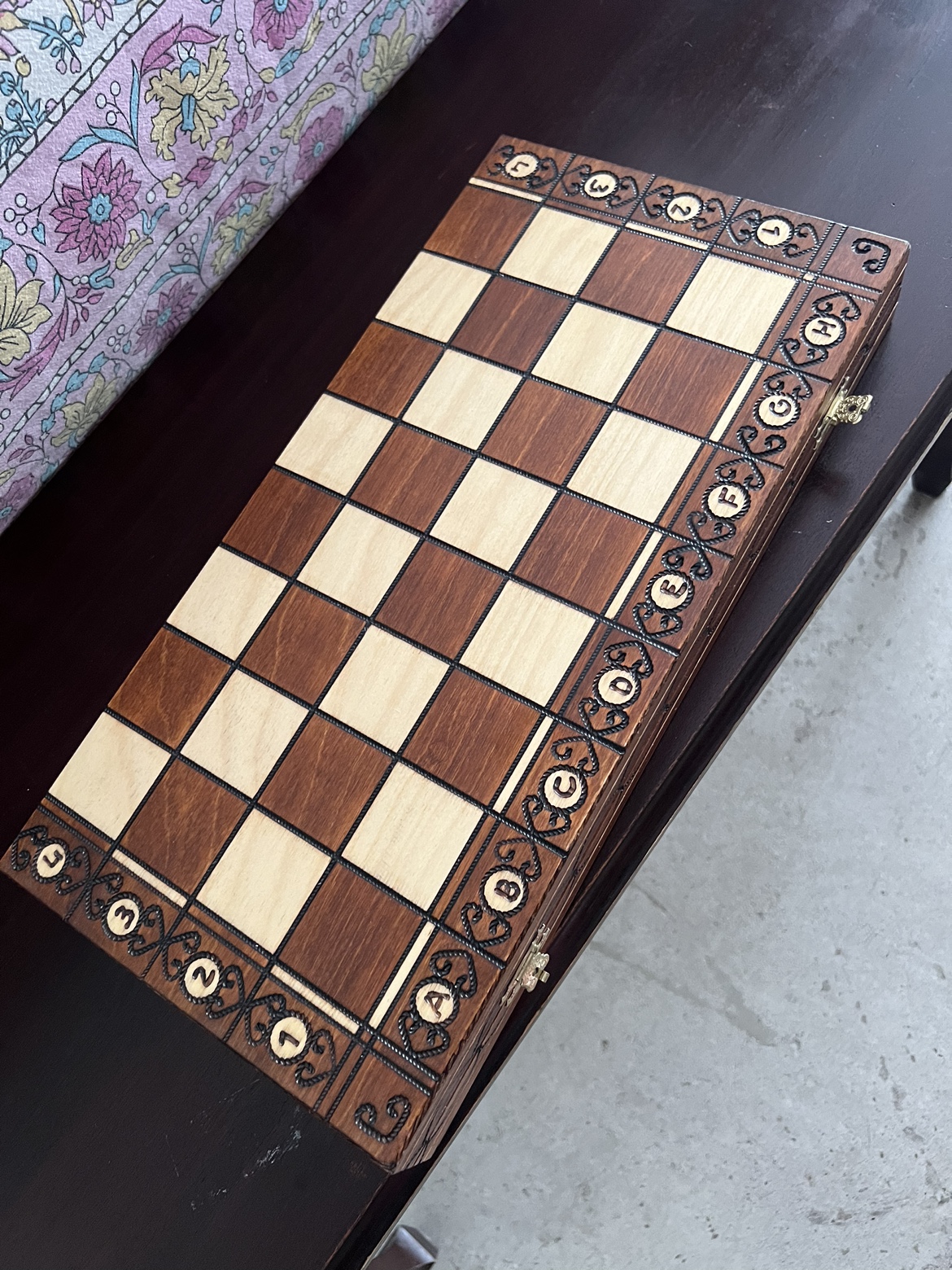 Chessboard set solid wood hand made - photo 4