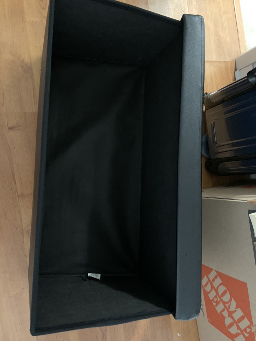 Folding Ottoman with Storage - photo 3