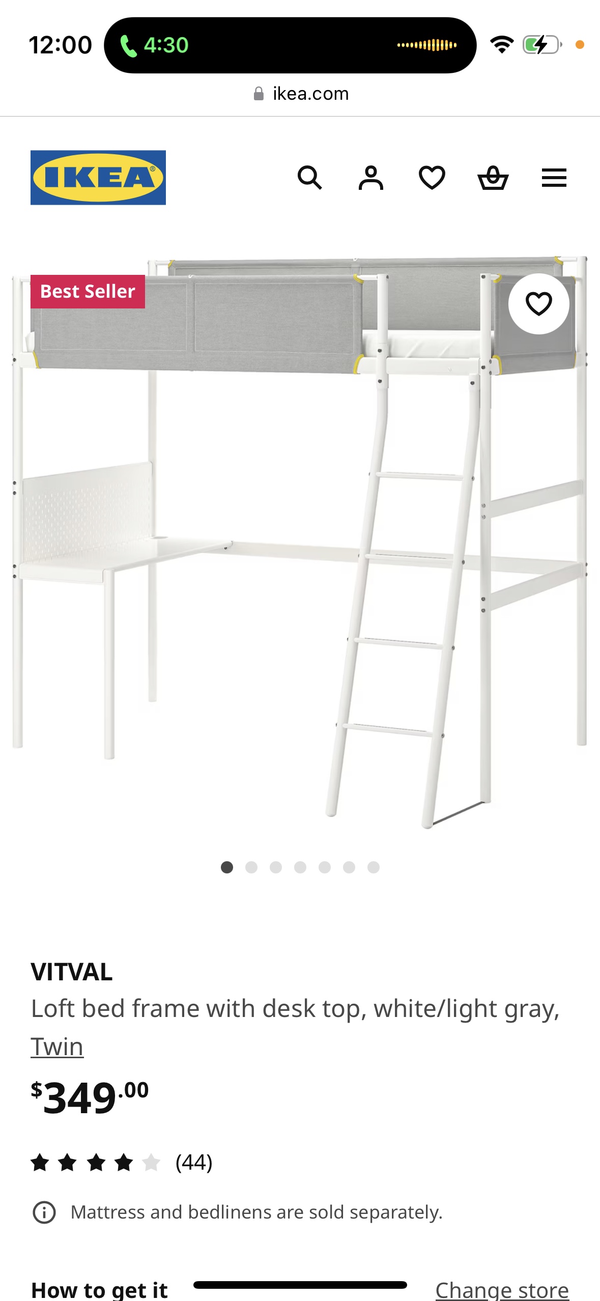 IKEA vivtal loft bed image indicator(2)