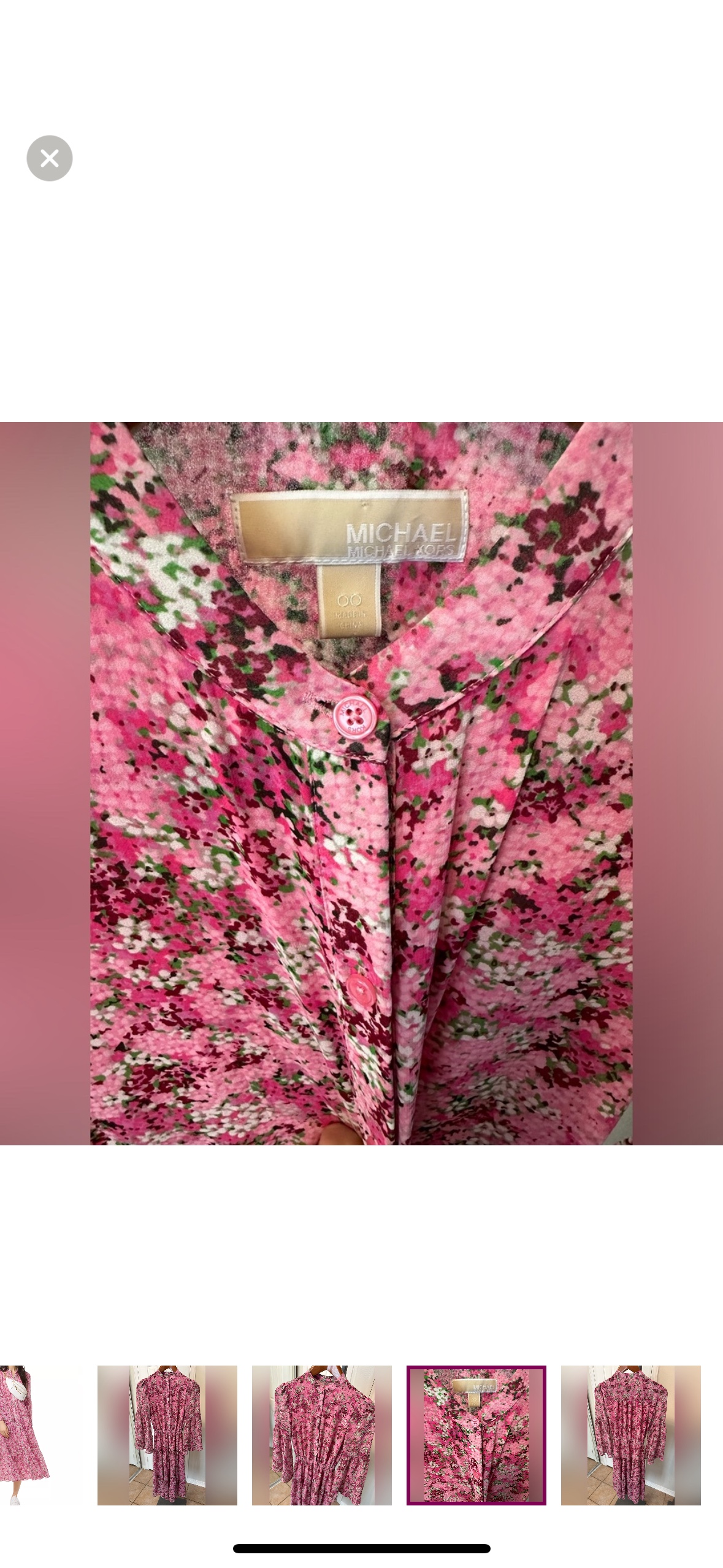 MICHAEL Michael Kors Enchanted Bloom Midi Dress size 00 - photo 5