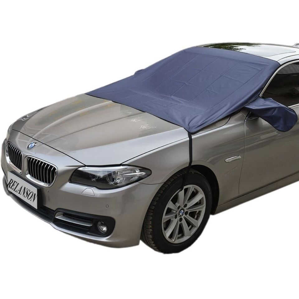 Truck windshield snow cover
