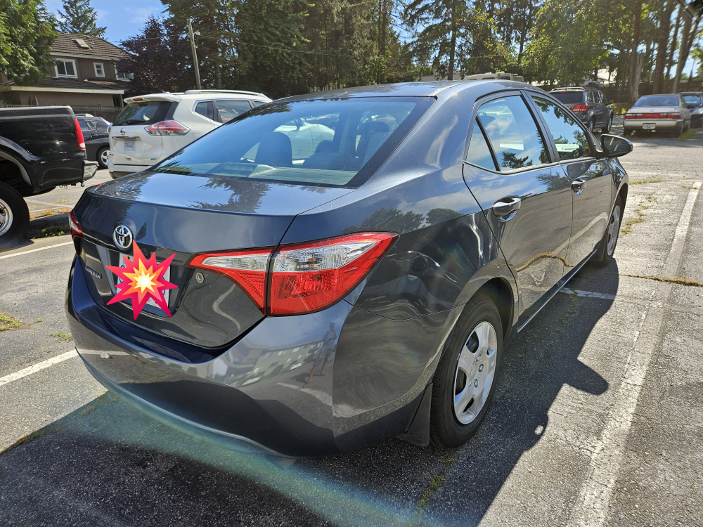 2015 TOYOTA COROLLA CE (MANUAL | CLEAN TITLE | NO ISSUES) - photo 4