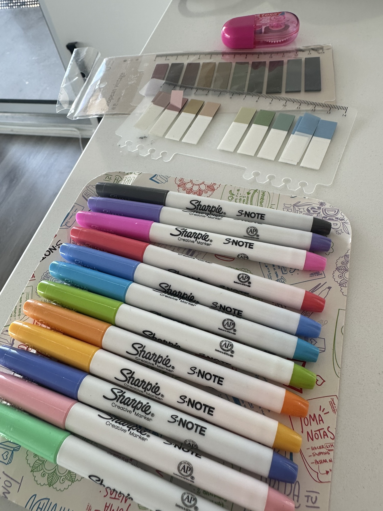 Pens, markers
