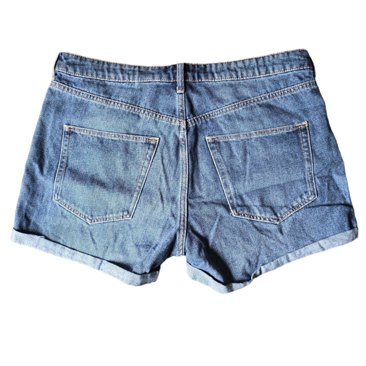 𝅺H&M Casual Summer Blue Women's Jeans Shorts. Size10 - photo 2