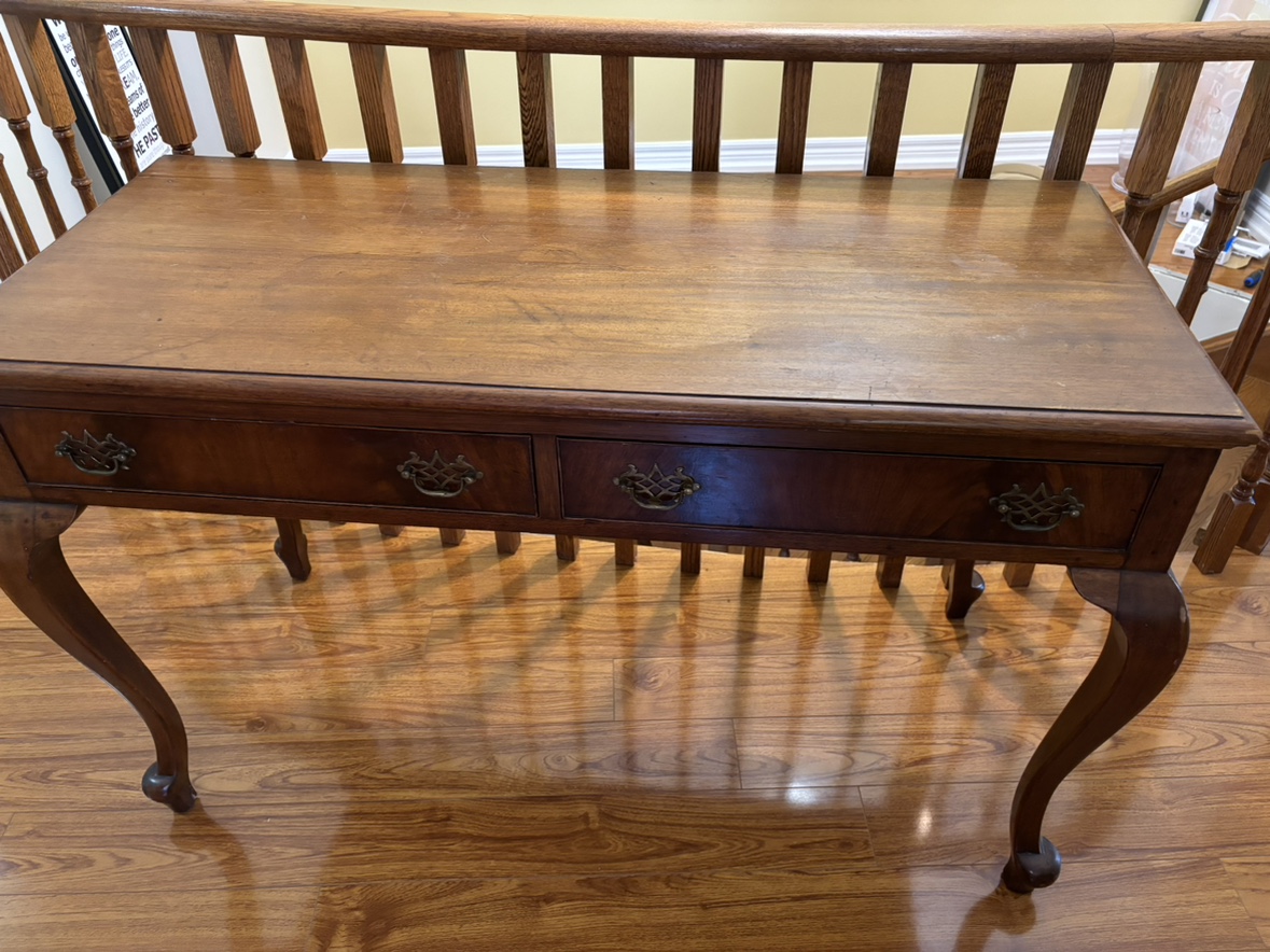 Solid Wood Vintage Desk