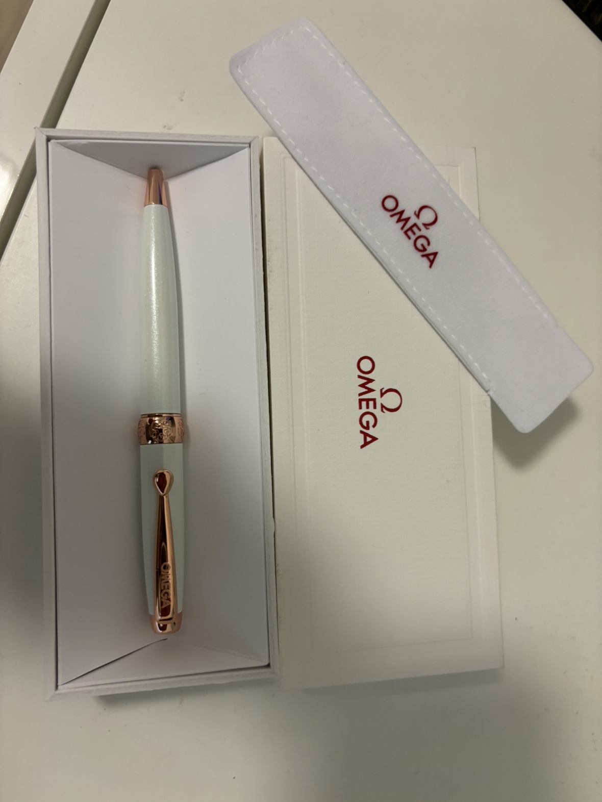 Omega luxury watch brand executive ballpoint pen image indicator(7)