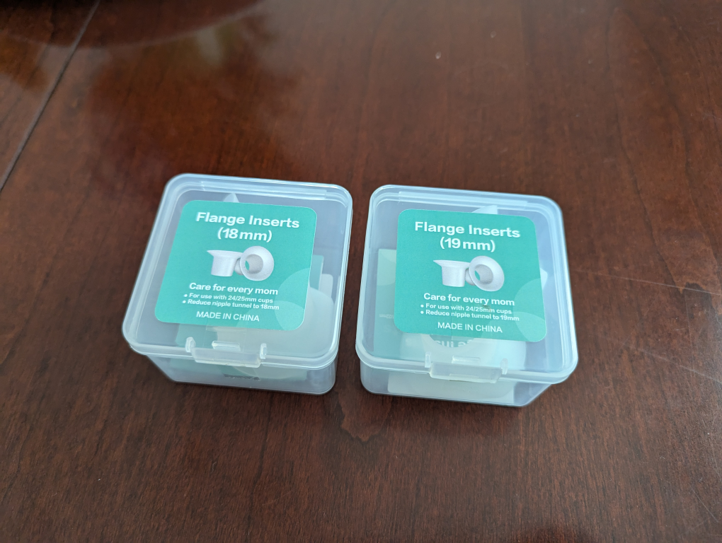 Free Medela Flange Inserts 18mm and 19mm Brand New