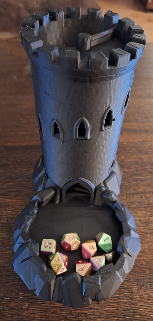 Dice tower D&D RPG 3 D printed thumbnail