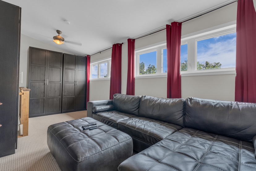 Large sectional with ottoman