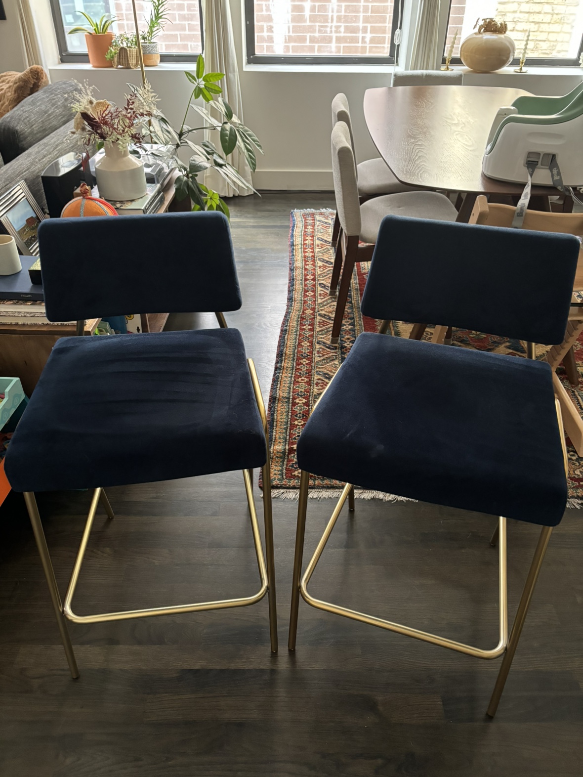 Set of 2 West Elm Counter Stools - photo 4