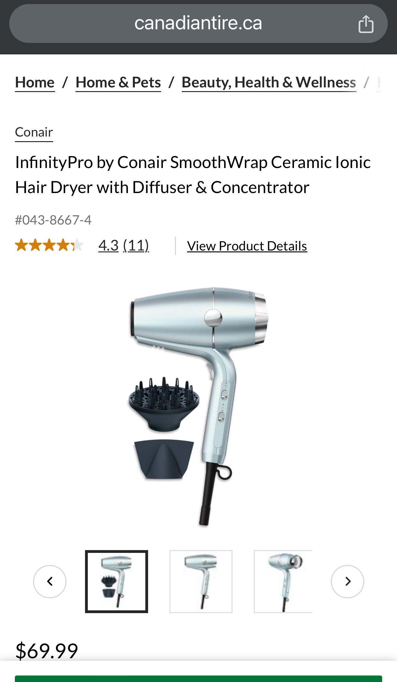 Conair hair dryer - photo 3