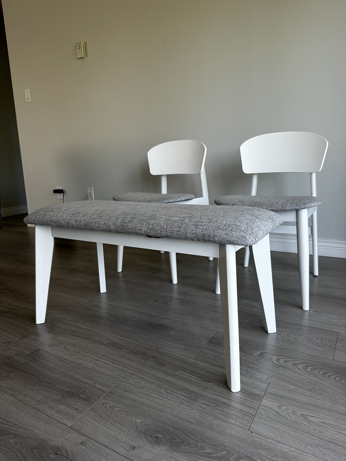Chair and bench set - photo 3