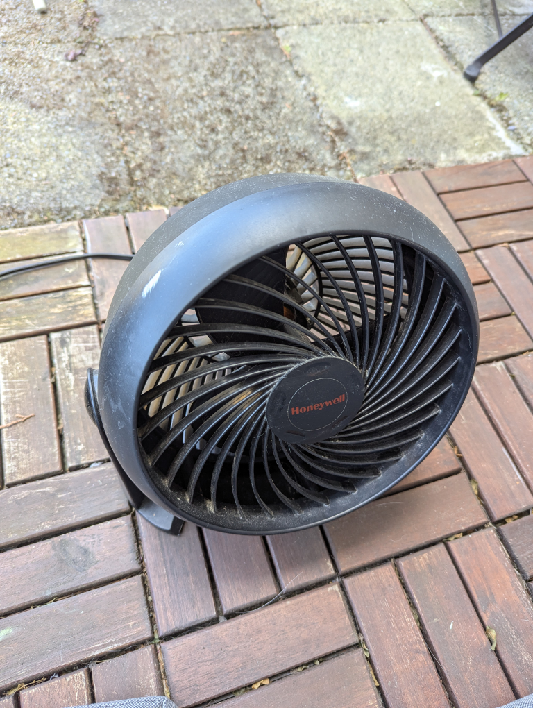 FREE!! 8" Honeywell Tabletop Air Circulator Fan thumbnail
