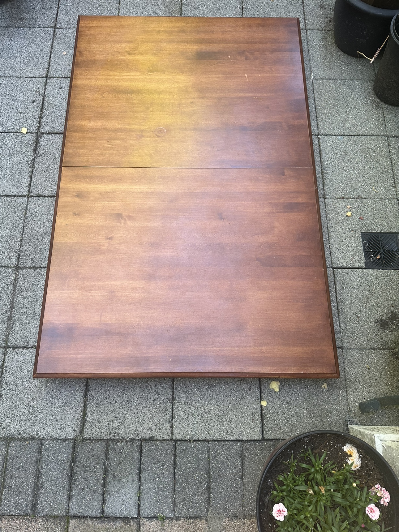 Extending Large Wooden Table - photo 2