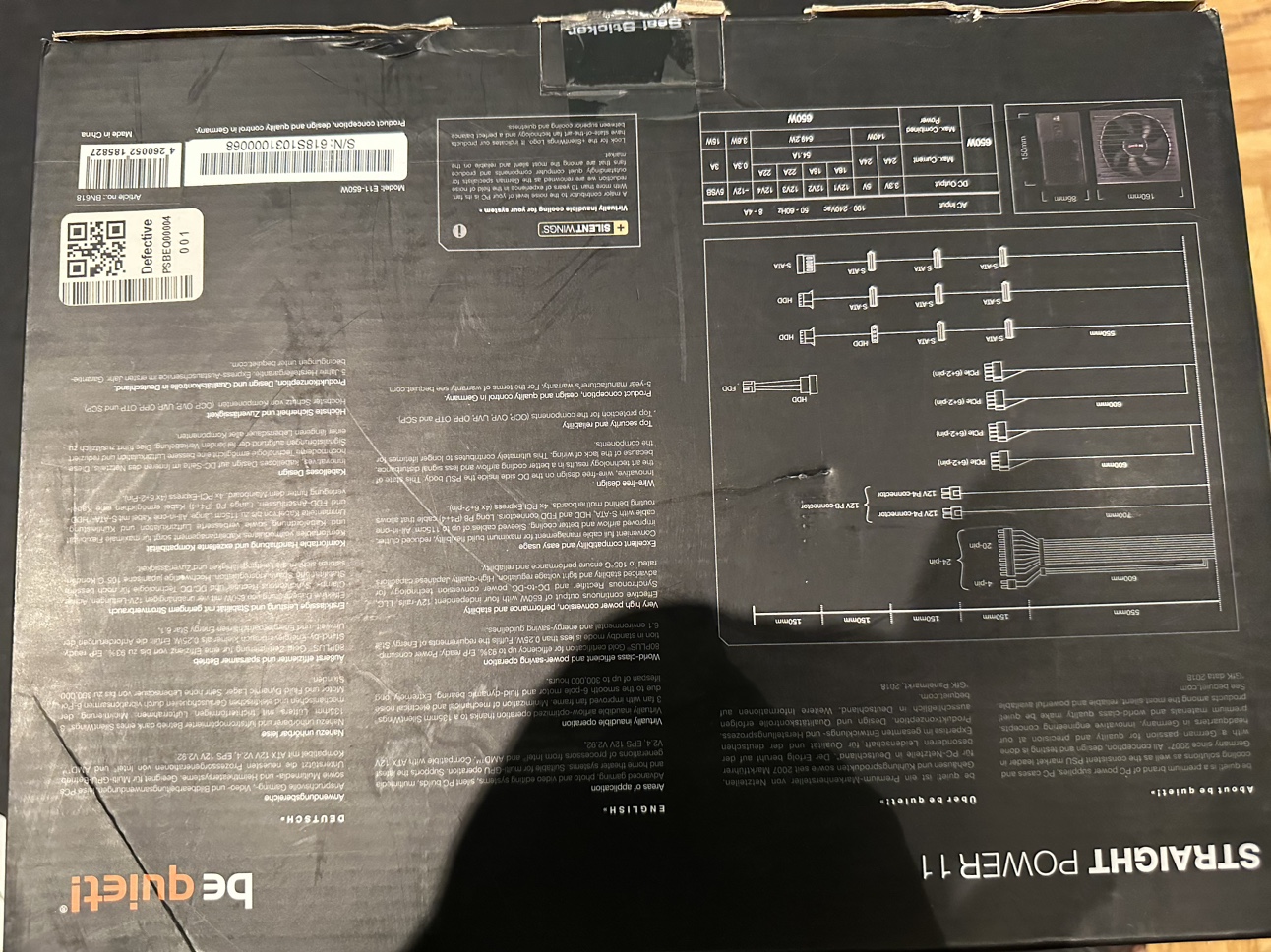 Straight Power 11 650W 80 - photo 3