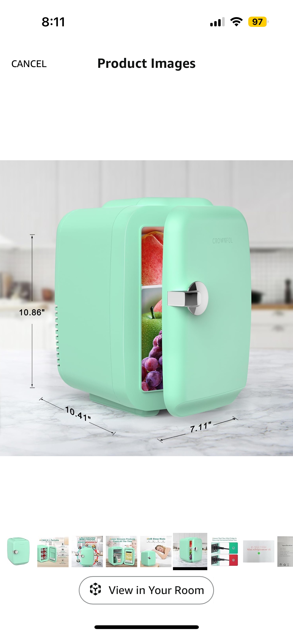 Super mini green fridge - photo 5