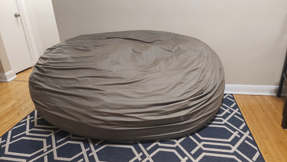 Six foot Big Joe memory foam filled bean bag. - photo 2
